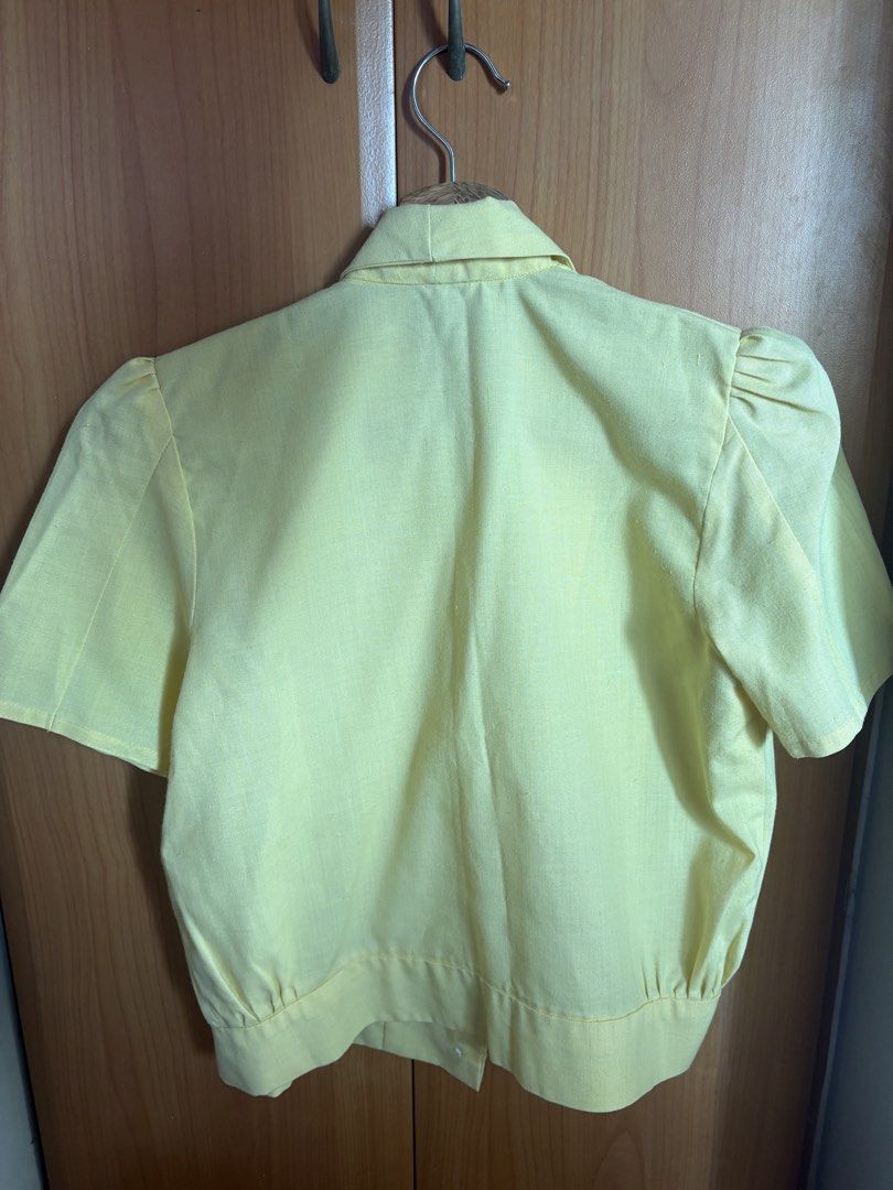 Yellow Short Sleeve Top (Category: Blouses) located in Manila. Submitted by its4a (Listing ID 1468750725, Image 3). Description: - Yellow Top - Good as new - Can send more pics.