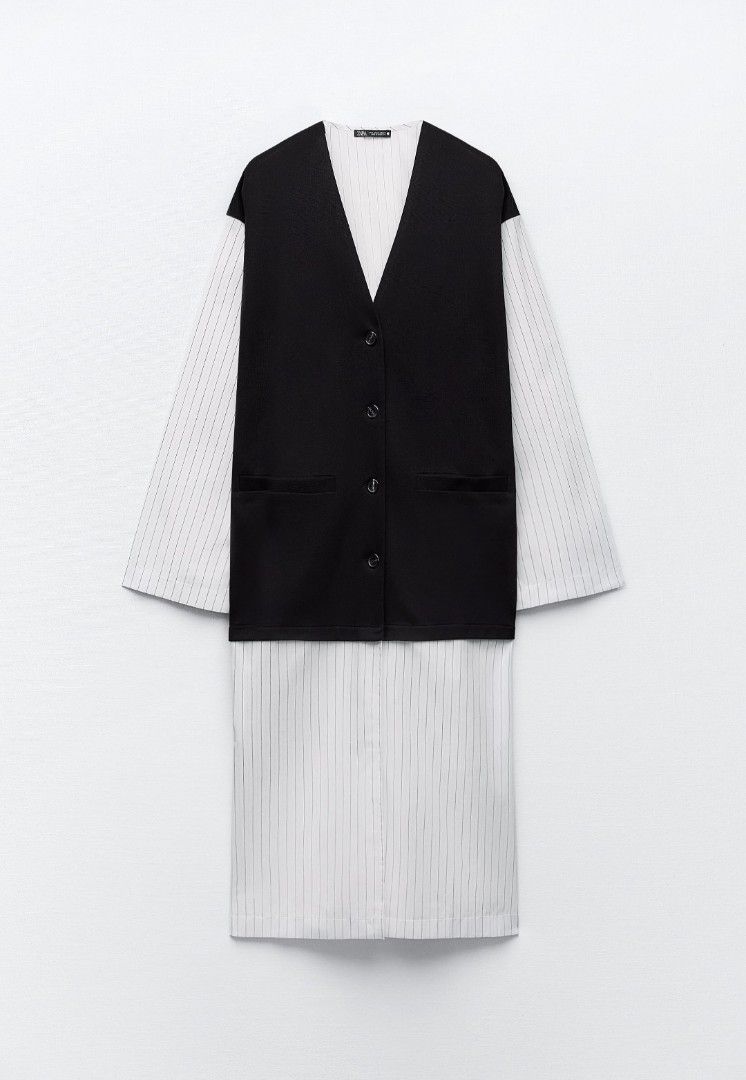 Zara Poplin Dress (Category: Dresses) located in Baguio. Submitted by k_style_co_preloved (Listing ID 1468744201, Image 3). Description: ON SALE! SALE! SALE! 🎉 ✨ SALE GUIDELINES ✨ 📌 Fixed Price Only – All sale items are offered at their final prices. No haggling or further negotiations, please. ❤️ 📏 Flat-Lay Measurements: s size but best fit tp m 🔎 Flaws/Remarks: In excellent used condition. good as new. Please check the item details carefull