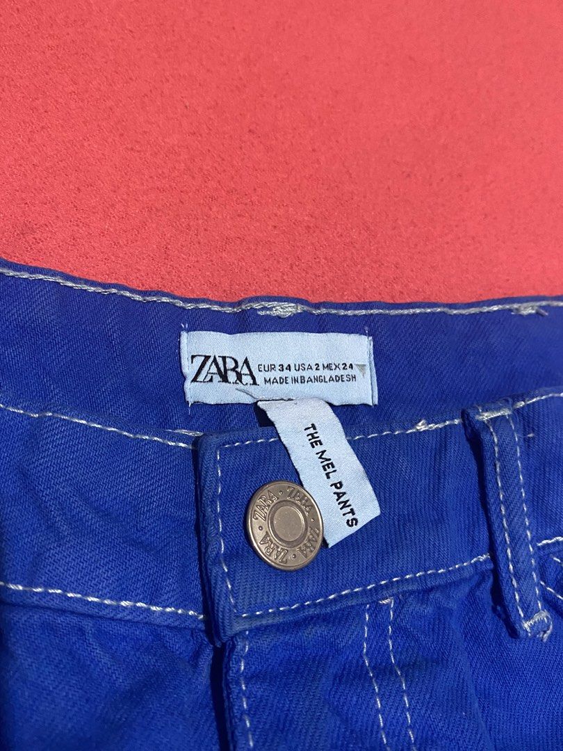 Zara The Mel Pants (Category: Jeans) located in Naga. Submitted by thee.clutter.er (Listing ID 1468905183, Image 3). Description: fits xs - s wide leg side cut-out style barely used.