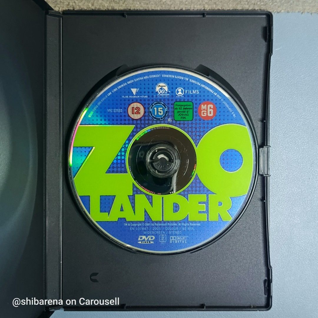 Zoolander DVD Limited Edition Packaging - Region 2 PAL (Category: CDs & DVDs) located in Cebu City. Submitted by shibarena (Listing ID 1468736296, Image 3). Description: - Zoolander DVD Limited Edition Packaging - Region 2 PAL (Pre-owned) - Starring Ben Stiller & Owen Wilson ⚠️ Plays properly on my portable DVD player from beginning to end. However, I cannot guarantee how well it will play on other DVD players. Please consider this before purchas