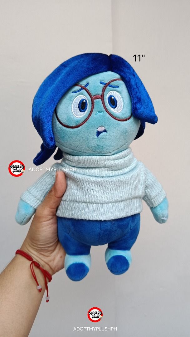 11" Disney Pixar | Inside Out, Sadness plush (Category: Plushies & Soft Toys) located in Taguig. Submitted by adopt.my.plush.ph (Listing ID 1468938246, Image 2). Description: NWOT.