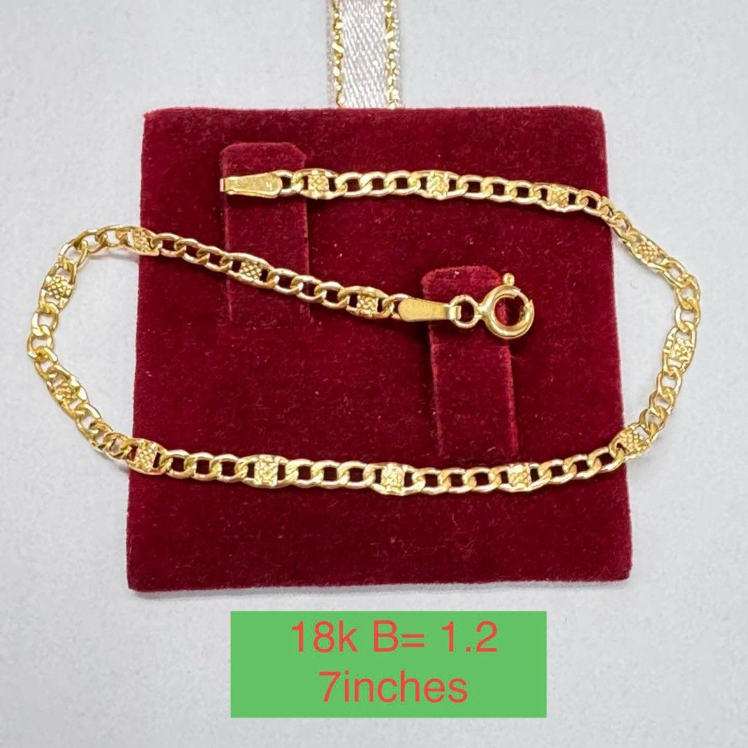 18k Saudi gold 3in1 bracelet (Category: Bracelets) located in Manila. Submitted by bhelgoldseller2ndaccount (Listing ID 1468978874, Image 1). Description: New!!✨New!!✨New!! Authentic 18k Saudi Golds 💯pawnable/naisasanla 💯with high appraisal rate 💯good investment 💯Direct supplier price 👉OPEN for resellers 🌺please take time to evaluate their actual sizes and grams 👉Best panggift for all occasions ✅ Sold per grams not per piece Kya lowest pri