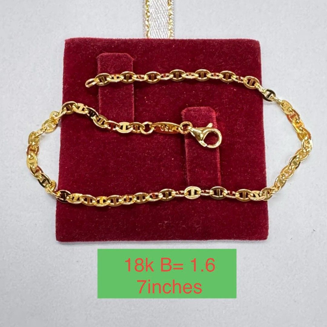 18k Saudi gold Gucci bracelet (Category: Bracelets) located in Manila. Submitted by bhelgoldseller2ndaccount (Listing ID 1468978527, Image 2). Description: New!!✨New!!✨New!! Authentic 18k Saudi Golds 💯pawnable/naisasanla 💯with high appraisal rate 💯good investment 💯Direct supplier price 👉OPEN for resellers 🌺please take time to evaluate their actual sizes and grams 👉Best panggift for all occasions ✅ Sold per grams not per piece Kya lowest pr
