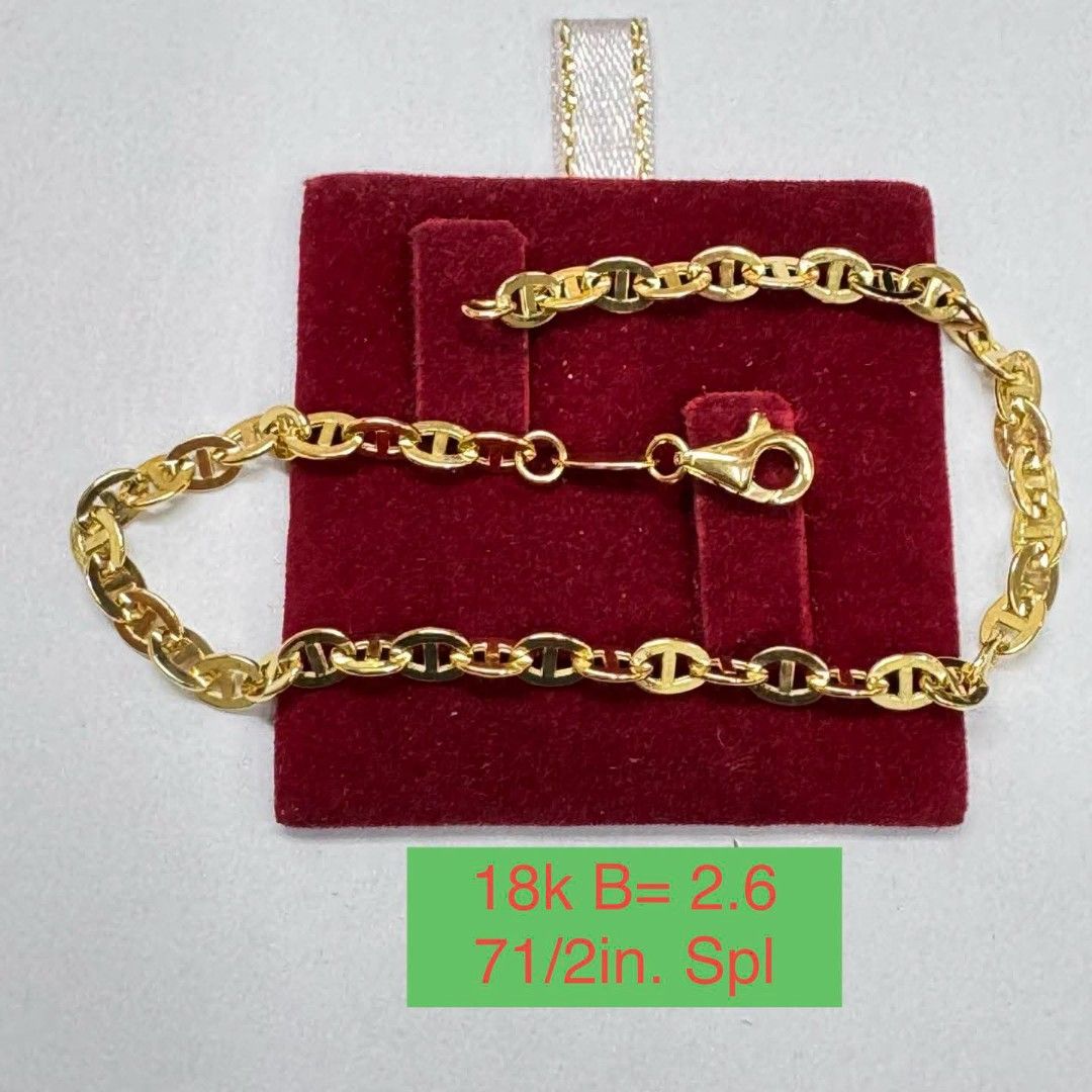 18k Saudi gold Gucci bracelet (Category: Bracelets) located in Manila. Submitted by bhelgoldseller2ndaccount (Listing ID 1468978527, Image 1). Description: New!!✨New!!✨New!! Authentic 18k Saudi Golds 💯pawnable/naisasanla 💯with high appraisal rate 💯good investment 💯Direct supplier price 👉OPEN for resellers 🌺please take time to evaluate their actual sizes and grams 👉Best panggift for all occasions ✅ Sold per grams not per piece Kya lowest pr
