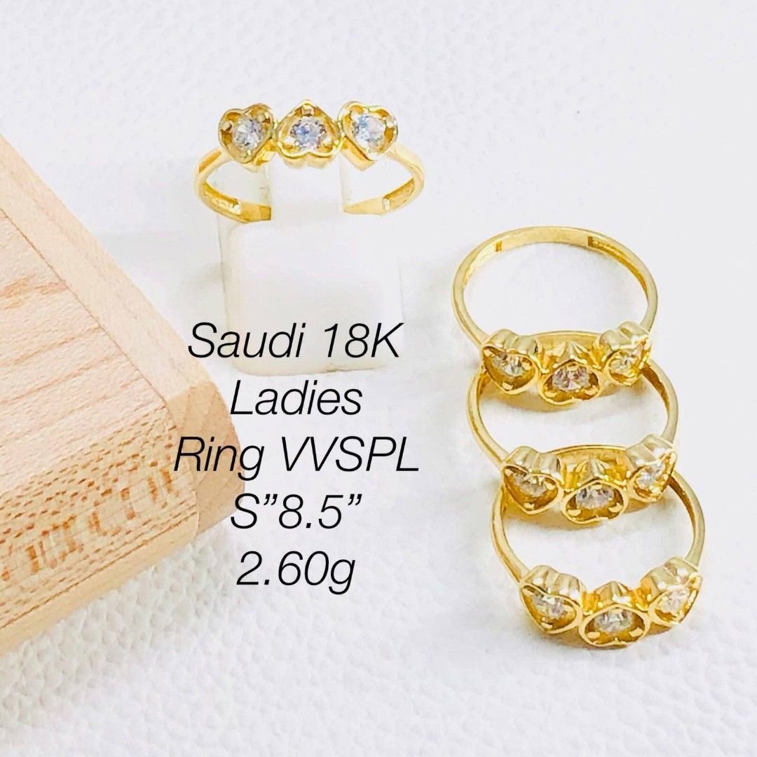18k Saudi gold Russian stone ring (Category: Rings) located in Manila. Submitted by bhelgoldseller2ndaccount (Listing ID 1469080860, Image 2). Description: New!!✨New!!✨New!! Authentic 18k Saudi Golds 💯pawnable/naisasanla 💯with high appraisal rate 💯good investment 💯Direct supplier price 👉OPEN for resellers 🌺please take time to evaluate their actual sizes and grams 👉Best panggift for all occasions ✅ Sold per grams not per piece Kya lowest pr