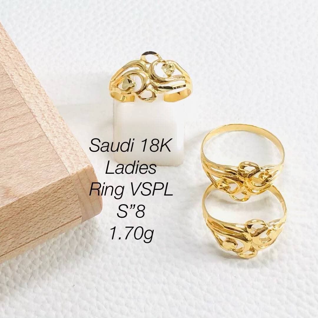 18k Saudi gold Russian stone ring (Category: Rings) located in Manila. Submitted by bhelgoldseller2ndaccount (Listing ID 1469080860, Image 3). Description: New!!✨New!!✨New!! Authentic 18k Saudi Golds 💯pawnable/naisasanla 💯with high appraisal rate 💯good investment 💯Direct supplier price 👉OPEN for resellers 🌺please take time to evaluate their actual sizes and grams 👉Best panggift for all occasions ✅ Sold per grams not per piece Kya lowest pr