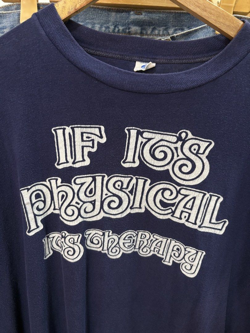 1970s statement tee (Category: Tshirts & Polo Shirts ) located in Paranaque City. Submitted by arcvintage (Listing ID 1469005134, Image 2). Description: 1970’s Statement tee. Size: XL Chest: 24.5” Length: 27” Flaws: Color rate: 9/10 P1000 plus shipping fee. Sizing is determined by measurements not by the garment tag. Disclaimer: Arc Vintage is not affiliated with the official brand’s displayed. All rights to the brands logo/imagery to the rightfu