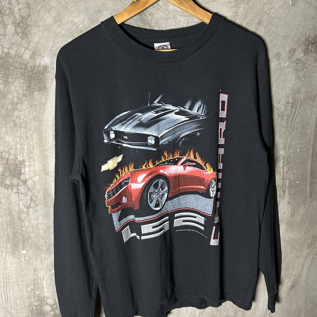2000’s Chevy Camaro Longsleeve Shirt (Category: Tshirts & Polo Shirts ) located in Tayabas. Submitted by streetdept.ph (Listing ID 1469115440, Image 3). Description: 2000’s Chevy Camaro Longsleeve Shirt Excellent condition Flaw/s: pinhole Size: Medium Measurements (inches): Width: 20” Length: 26”.