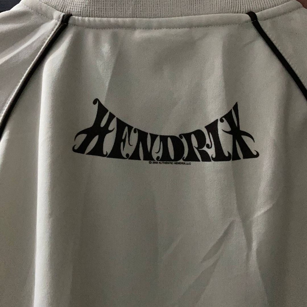 2006 Jimmy Hendrix Longsleeve Shirt (Category: Tshirts & Polo Shirts ) located in Legazpi City. Submitted by southeastjunkies (Listing ID 1469095486, Image 3). Description: Y2K Jimmy Hendrix Longsleeve Shirt (Dated 2006, Hybrid Tag) 23x28 (XL) minor stains, suede graphic material not silk screen print.