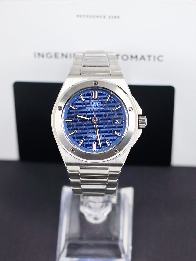 2025 IWC Ingenieur 40mm Blue Dial (Category: Luxury Watches) located in Manila. Submitted by airojardin (Listing ID 1468936998, Image 2). Description: 2025 IWC Ingenieur 40mm Blue Dial Ref. IW328907 Complete set + Official Receipt from Local AD Condition: 9.8/10 Price: PHP 628,000 (slightly negotiable) Open to trade offers Meet-ups within Metro Manila (Greenhills preferred) Open for authentication at any reputable service center.