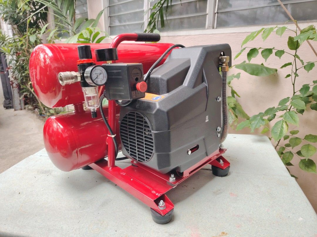 2.5hp twin tank compact air compressor (Category: Construction Tools & Equipment) located in Malolos. Submitted by axe23 (Listing ID 1469114417, Image 3). Description: fullboar twin tank compact air compressor 220v 185 watts Features 145 L/min Free Air Delivery Nitto Style Coupling Powerful 2.5HP motor This compact and portable 2.5HP Twin Tank Air Compressor delivers up to 145L/m and is designed for use with a wide range of air tools such as Nail