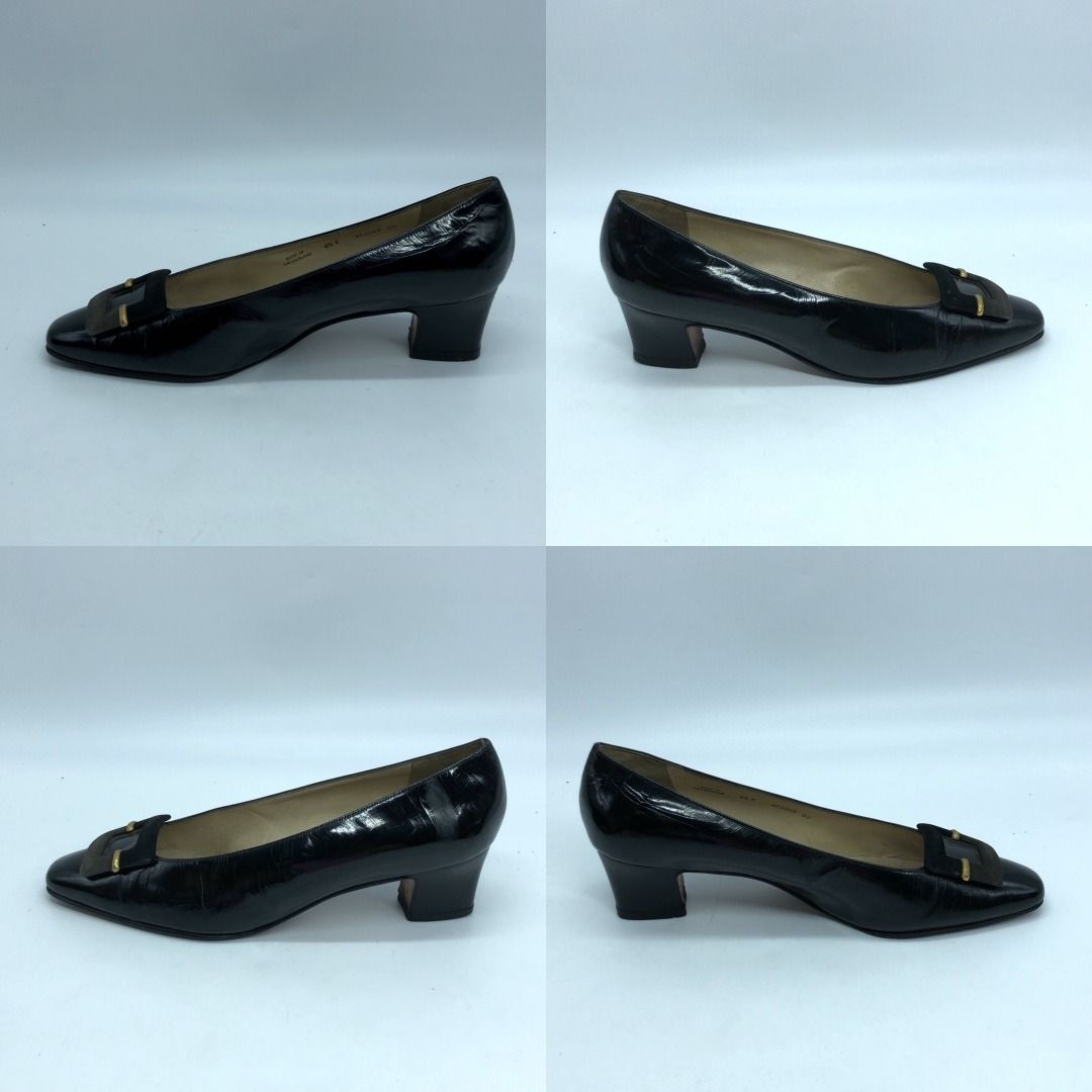 267010120 BALLY SHOES HEELS SCUFFED (Category: Sneakers & Footwear) located in Taguig. Submitted by ecoring.ph (Listing ID 1468956085, Image 3). Description: ◆CONDITION: BC ◆DESCRIPTIONS: (Other defects/info:) The bodies of the heels are scratched, scuffed, stained, dirty, crisp-patent, cracked, chipped, and stiffened, have press marks, and show signs of heavy use and prolonged storage. The designs on the vamps of the heels are scratched, scuffed