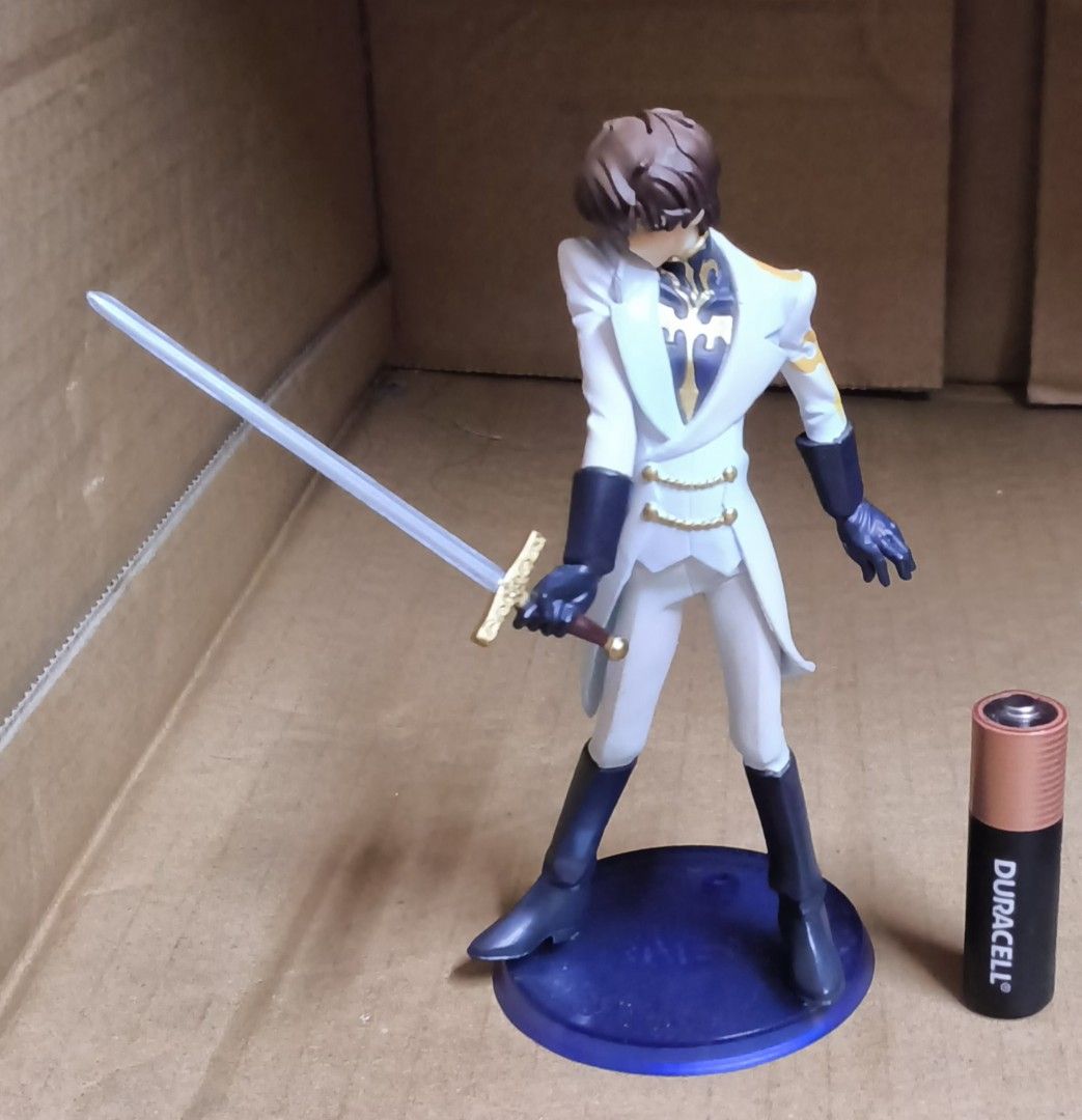 2pcs Code Geass Lelouch and Suzaku Anime Figures Set (Category: Figurines & Statues) located in Manila. Submitted by the_thrift_shop_onlineph (Listing ID 1468989339, Image 3). Description: No long reservation, priority ASAP buyer Products in hand ready to ship Feel free to chat, message or text for additional pictures and inquiry for the availability of the items before placing an order. What you see what you get (see pictures) Details: - Code Ge
