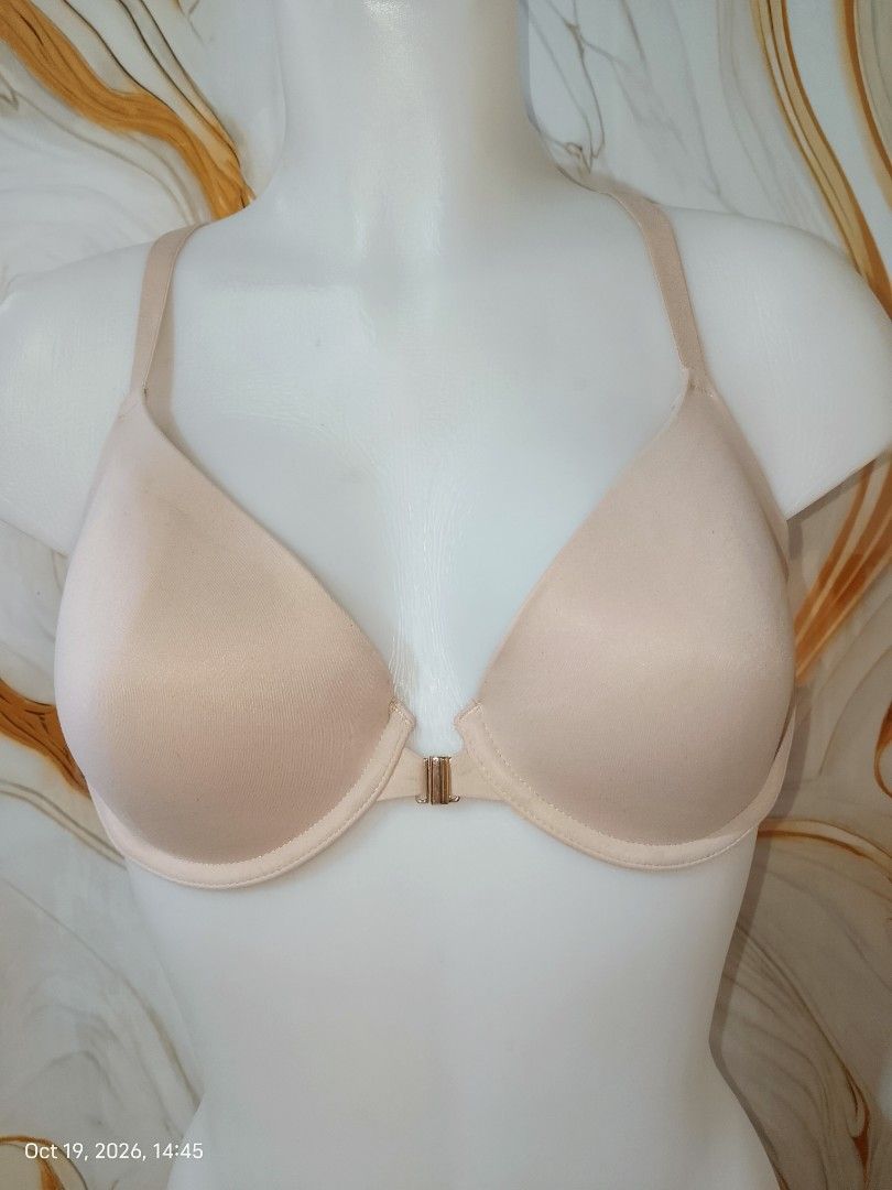 36c Auden bra beige front closure clasp thin pads with underwire (Category: Undergarments & Loungewear) located in Manila. Submitted by truecrystal-1407 (Listing ID 1468988453, Image 2). Description: .