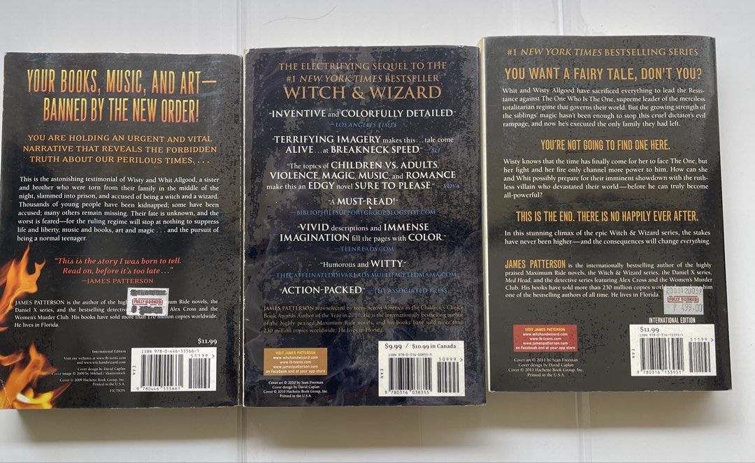 3 books: James Patterson series (Category: Storybooks) located in Mandaluyong City. Submitted by coolmeybab (Listing ID 1468952892, Image 3). Description: .