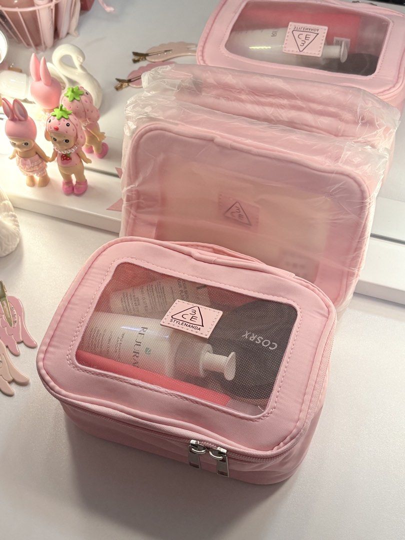 3CE makeup pouch (Category: Purses & Pouches) located in Muntinlupa City. Submitted by pinkgurlyyy (Listing ID 1469081378, Image 1). Description: brand new.