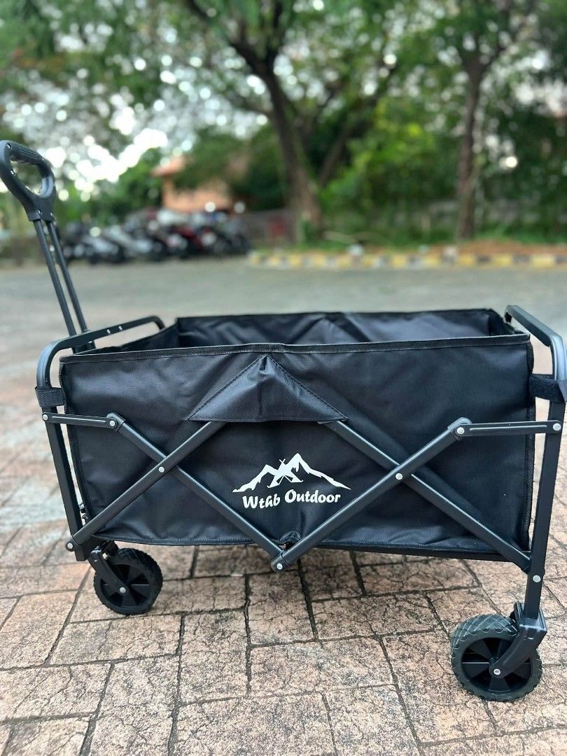 75 cm medium folding wagon trolley 🛒 (Category: Other Sports Equipment and Supplies) located in Las Pinas. Submitted by schomeandoutdoorph (Listing ID 1468938703, Image 1). Description: brandnew medium wagon trolley 1600 only medium size heavyduty up to 150kgs load capacity laspinas and general trias cavite location pickup or delivery.
