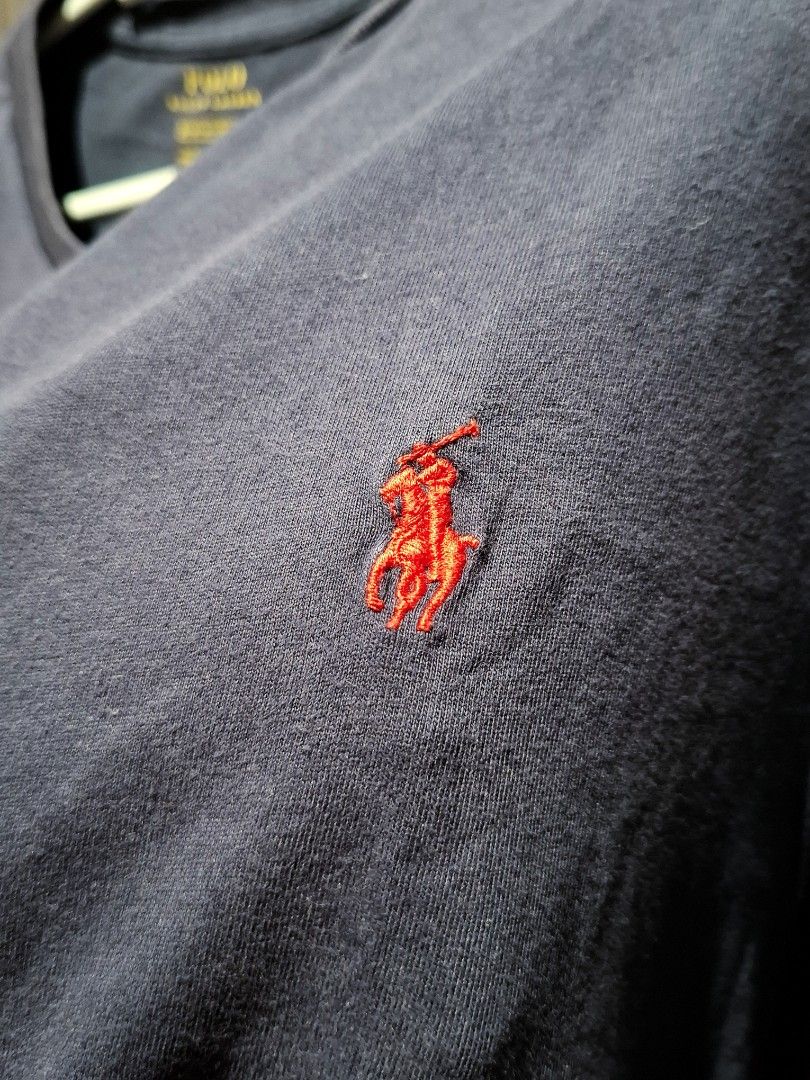 90's Ralph Lauren Pony Tshirt (Category: Tshirts & Polo Shirts ) located in Pasig City. Submitted by coveted.mnl (Listing ID 1469035563, Image 3). Description: Guaranteed Authentic📌 Needs good ironing only🤍 Color Rate : 8.9/10 Best fit to: Medium Width : 20 Length : 26 (MEASURED BY INCHES) 8.9/10 overall condition No issues or flaws in fabric • P500 Slightly negotiable • Pasig City meet up • Open for COD Via Lalamove or Grab • J&T courier Messa