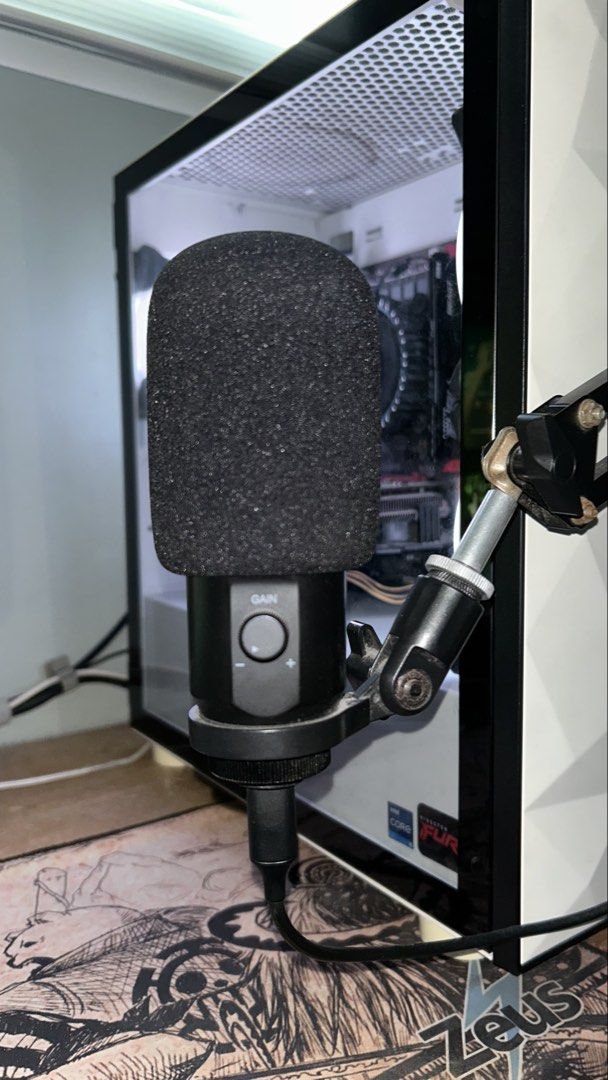 🎙️ Maono AU-PM461TR USB Microphone set (Category: Microphones) located in Antipolo. Submitted by jjoolian (Listing ID 1468970207, Image 3). Description: 🎙️ Maono AU-PM461TR USB Microphone Bundle Condition: Good as new / Fully functional Reason for Selling (RFS): Not using anymore 📦 Inclusions - Maono AU-PM461TR USB Microphone + USB Cable - Adjustable Black Mic Boom Arm (replaces the original small tripod stand) - Foam Windscreen / Pop Filter C