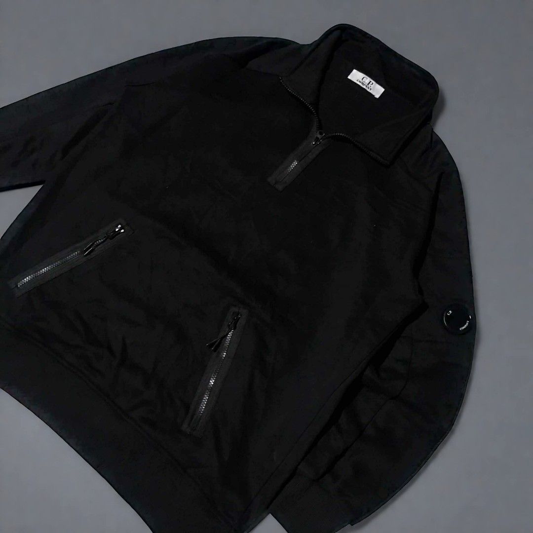 ( OUTDOOR ) C.P COMPANY QUARTER ZIP (Category: Activewear) located in Cebu City. Submitted by kevinthrift (Listing ID 1468962863, Image 3). Description: C.P. COMPANY QUARTER ZIP Excellent Condition Size: XL on tag fit Large Dimes: Length 28 |Width 23 Color rate 9.3/10 No issue Need wash.