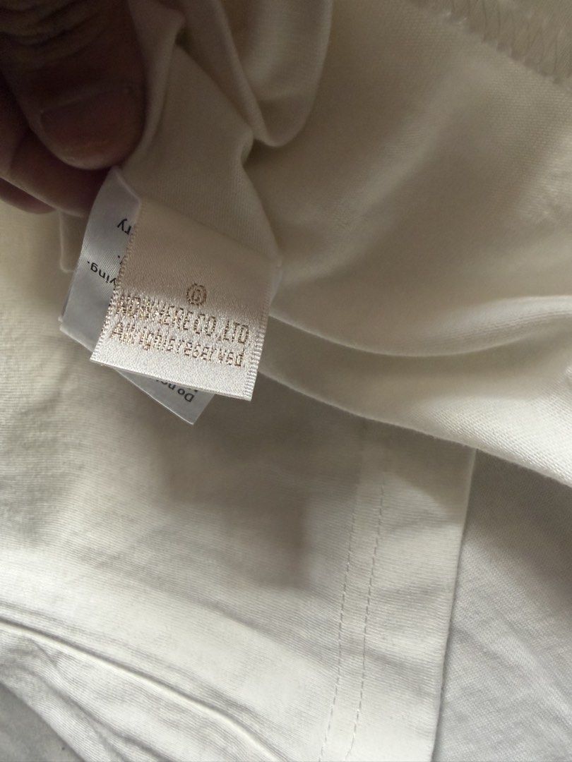 A Bathing Ape Shirt - Garment Dye Tee Ivory (Category: Tshirts & Polo Shirts ) located in Manila. Submitted by sintaxlaw (Listing ID 1469035152, Image 2). Description: A Bathing Ape Garment Dye Logo Relaxed Fit Tee P4500 (Slightly Negotiable) Used twice/washed twice 100% Original/Authentic S on Tag (Size runs big) Oversized Fit L: 27 W: 25 No issues/Manila location.