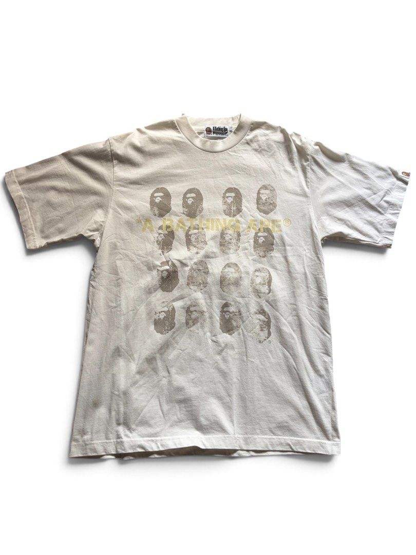 A Bathing Ape Shirt - Garment Dye Tee Ivory (Category: Tshirts & Polo Shirts ) located in Manila. Submitted by sintaxlaw (Listing ID 1469035152, Image 1). Description: A Bathing Ape Garment Dye Logo Relaxed Fit Tee P4500 (Slightly Negotiable) Used twice/washed twice 100% Original/Authentic S on Tag (Size runs big) Oversized Fit L: 27 W: 25 No issues/Manila location.