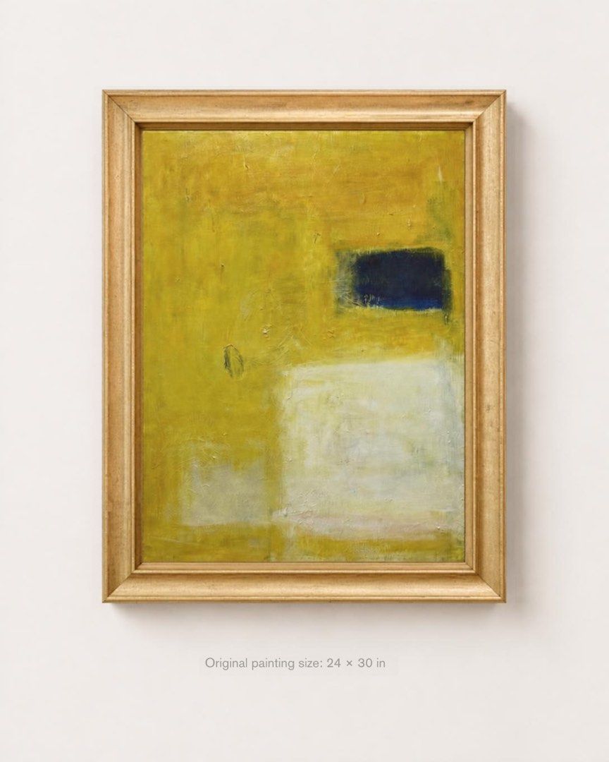 A little Blue - Painting (Category: Art & Prints) located in Muntinlupa City. Submitted by maryjowabbit (Listing ID 1469126383, Image 1). Description: a little blue 💙 mostly happy, sometimes sad. grateful for everything, still complaining about a few things. two things can be true at once. 24 × 30 in | acrylic on canvas from my in my feelings collection..