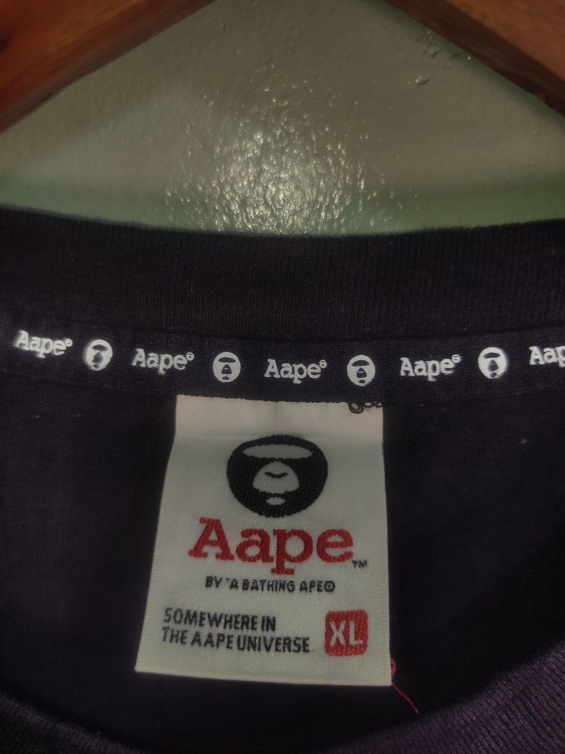 Aape (Category: Tshirts & Polo Shirts ) located in Cagayan de Oro. Submitted by jaypeedeistilo (Listing ID 1468962840, Image 3). Description: still in good condition✅ dimes: 20×27-29✅ color rate: 9/10✅ no issue✅.