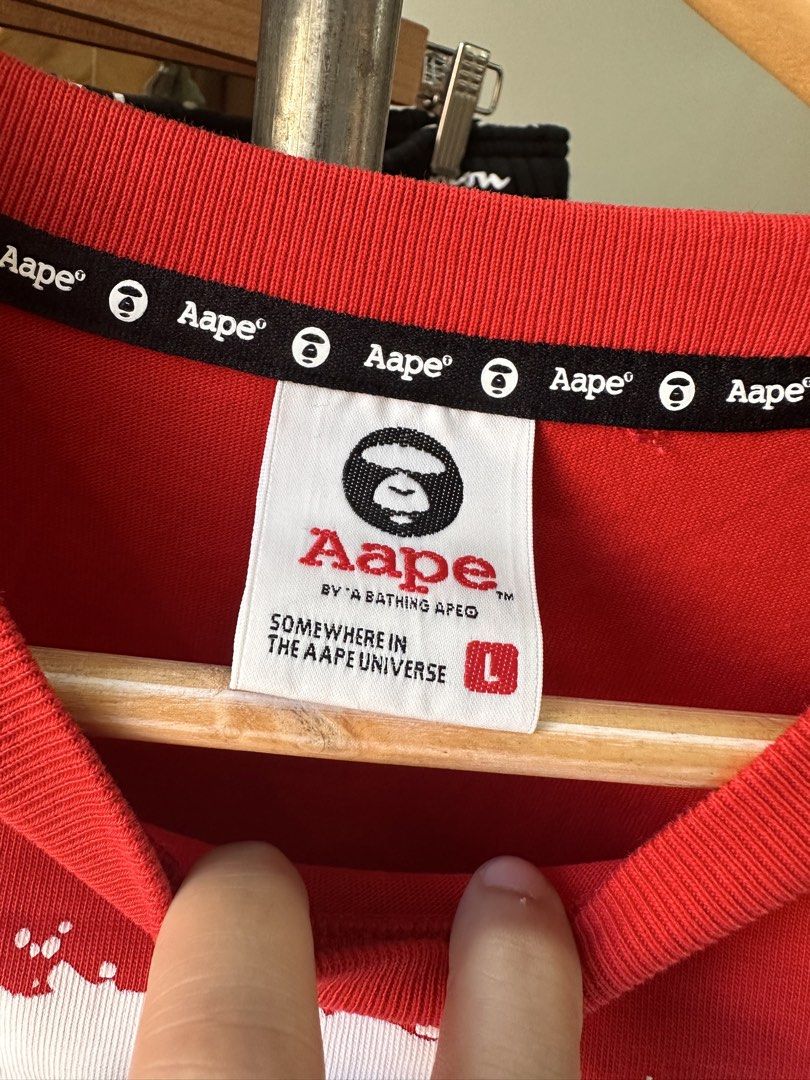 Aape Tshirt (Category: Tshirts & Polo Shirts ) located in Bulacan. Submitted by adoseofluxxee (Listing ID 1468987769, Image 2). Description: size; Large .