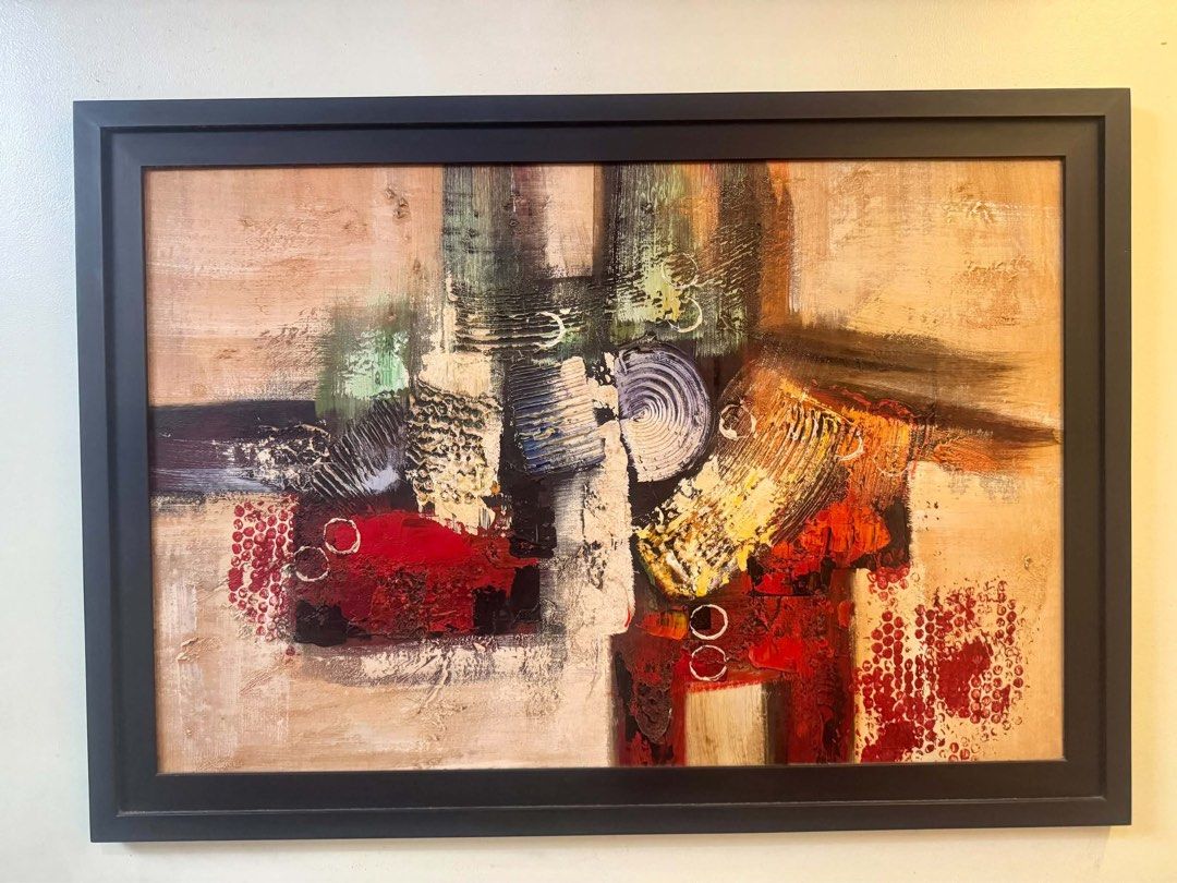 Abstract painting (28.5 x 40.5) (Category: Other Home Decor) located in Quezon City. Submitted by dalsua (Listing ID 1469032680, Image 1). Description: .