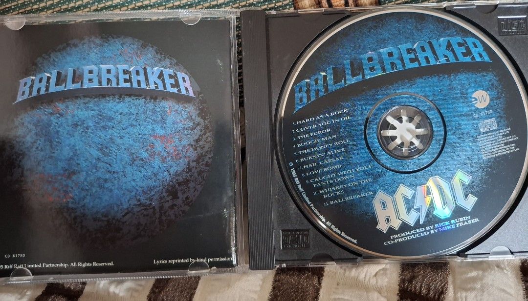 ACDC - Ballbreaker (Category: CDs & DVDs) located in Davao. Submitted by vintageklasiks (Listing ID 1468930332, Image 2). Description: .