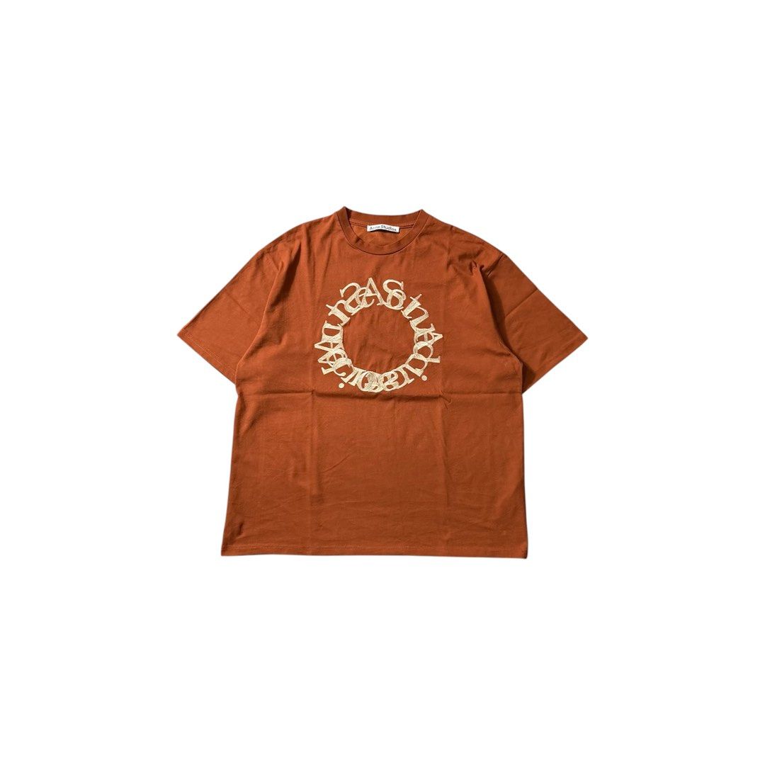 Acne Studios Brown Circular Logo T-Shirt (Category: Shirts) located in Dagupan City. Submitted by dgp.plvg (Listing ID 1468954982, Image 1). Description: ACNE STUDI0S EDLUND CIRCLE EMBROIDERED LOGO TEE (DARK BROWN) Size: Small fits Large boxy Width: 24” Length: 28” Condition: good as new Issues: none. Mine: ₱3,000.