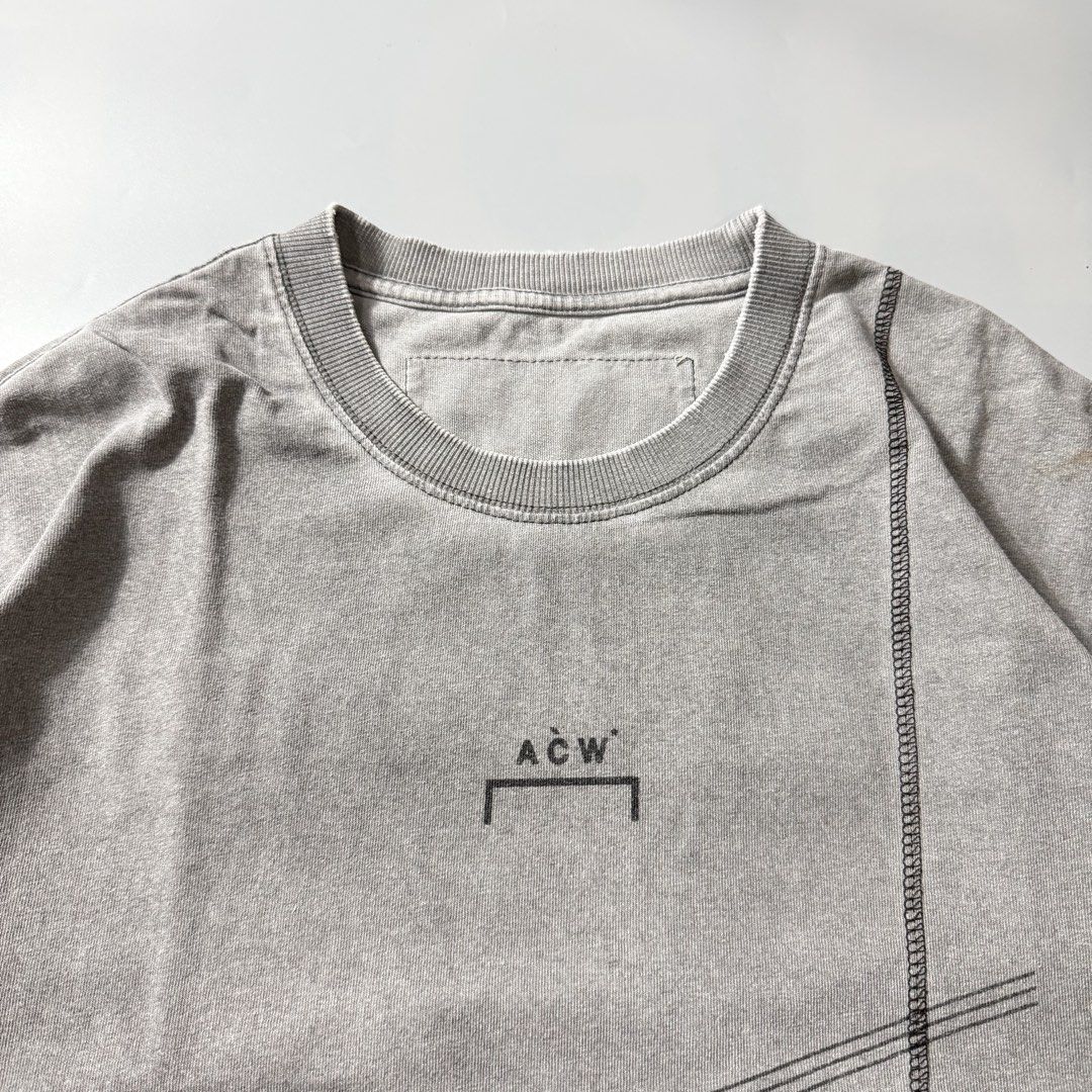 A-COLD-WALL* Graphic Tee Grey (Category: Tshirts & Polo Shirts ) located in Dagupan City. Submitted by dgp.plvg (Listing ID 1468952768, Image 2). Description: ACW ACID WASHED DECONSTRUCT TEE Size: XL Width: 23.5” Length: 30” Condition: Excellent Issues: minor stain (check last pic) Mine: ₱3,000.