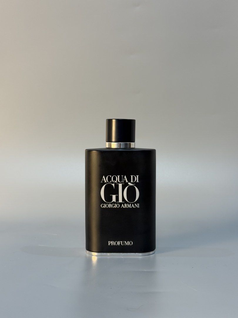Acqua Di Gio Profumo 125ml (Category: Fragrance & Deodorants) located in Caloocan City. Submitted by champagnepapi.wind (Listing ID 1468941999, Image 1). Description: 105ml left out of 125ml Bottle Only Authentic bottle.