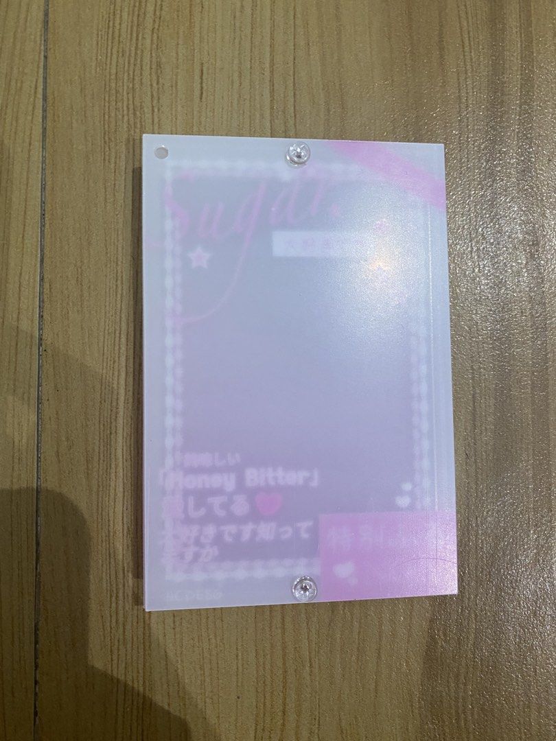 Acrylic PC Holder (Category: K-Wave Merchandise) located in Manila. Submitted by dohwacart (Listing ID 1469061100, Image 2). Description: — Acrylic PC Holder 🏷️ Php 150 📍pasig 💵 maribank 🚚 j&t / lalamove t. wts lfb ph .