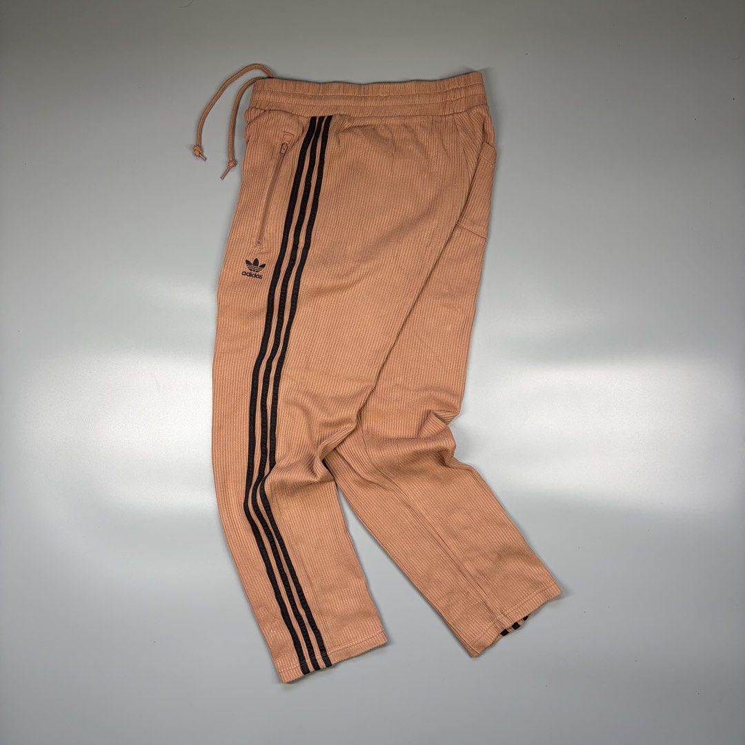 Adidas Adicolor Classic Waffle Beckenbauer Track Pants (Category: Joggers) located in Cavite. Submitted by onebeancent (Listing ID 1469073642, Image 2). Description: Size: Medium (32 to 36 Waisltine) Dimension: 37" Length | 7" Hem Color: Clay Strata Color Rate: 10/10 Issue: None Condition: Like new‼️ Price: 950 Additional Shipping Fee (J&T Medium Pouch) 125php Luzon 145php visayas 185php mindanao.