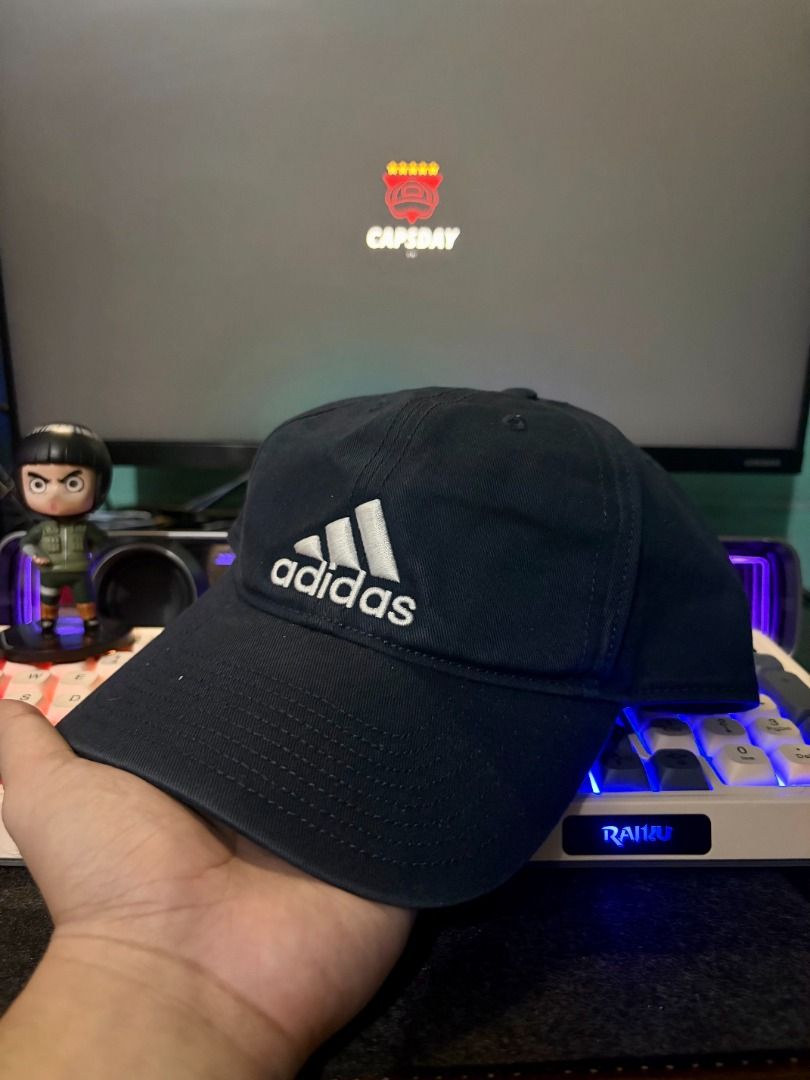 Adidas Baseball One Size Fits Most Adjustable Cap (Category: Caps & Hats) located in Manila. Submitted by capsdayph (Listing ID 1469050199, Image 2). Description: Adidas Baseball One Size Fits Most Adjustable Cap RFS: Decluttering.