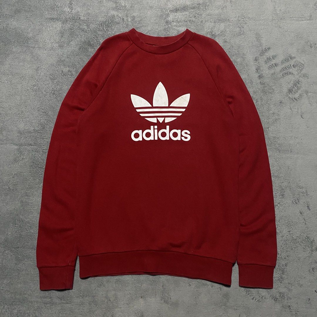 Adidas Big Tre-foil Sweater (Category: Hoodies) located in Cavite. Submitted by kali_galleria (Listing ID 1468935091, Image 2). Description: Available 🏷️ Adidas Big Tre-foil Sweater • Excellent Condition: 9.8 • Color rate: 9.8 • Width: 20 • Length: 27 • Best Fit: M • Issue: 🏷️350 + SF “Thrift with your fingertip👆🏼”.