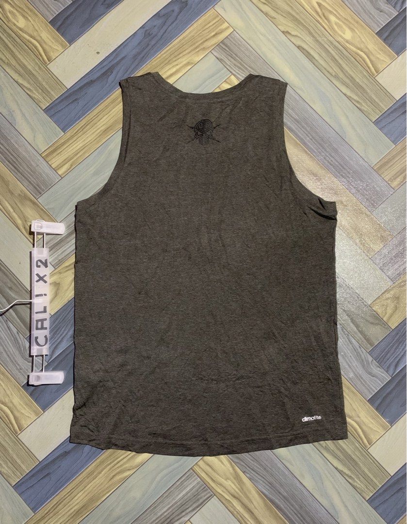 ADIDAS CLIMALITE TANK TOP (Category: Activewear) located in Kapalong. Submitted by ac_thrift (Listing ID 1469098689, Image 2). Description: ADIDAS CLIMALITE TANK TOP Size: Small fitting Dimes: W18.5 x L26-27 Color rate: 10/10 Condition: Excellent MoP: Gcash Location: Mindanao, Davao del Norte, Kapalong, 8113.