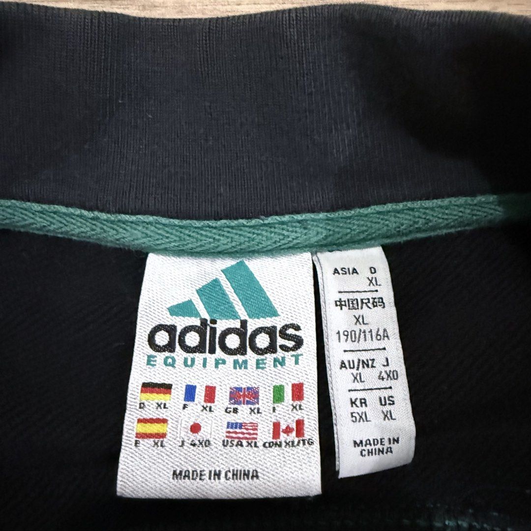 Adidas Equipment mock neck Sweatshirt (Category: Coats, Jackets and Outerwear) located in Imus. Submitted by casterhitz (Listing ID 1468932251, Image 3). Description: XL 24x29 No issue Excellent condition .