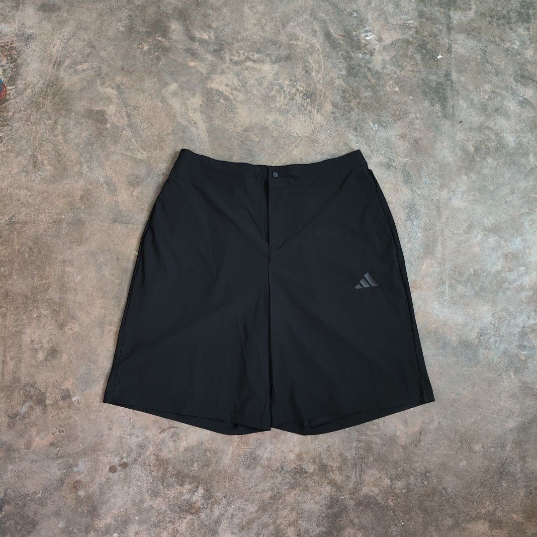 Adidas FI CF Black Shorts (Category: Shorts) located in Rosales. Submitted by kudoscache (Listing ID 1469067311, Image 1). Description: - Brand: Adidas - Waist: 31-36 | Length: 20.5 - Color: Black - slightly nego payment: maribank / gotyme courier: J&T.