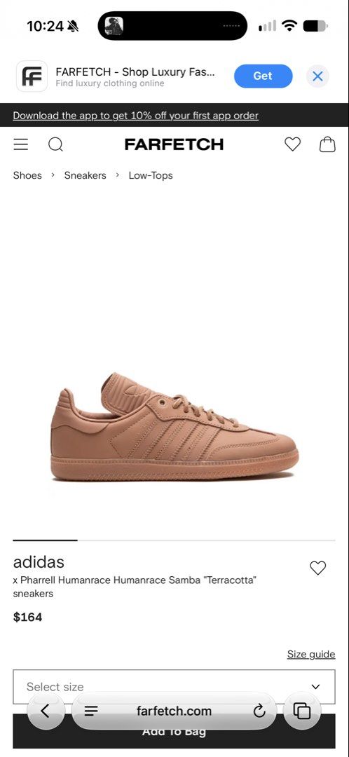 Adidas Humanrace Samba by Pharrell (Category: Sneakers) located in Marikina City. Submitted by marvim (Listing ID 1468945567, Image 3). Description: Limited edition. The Humanrace x adidas Samba “Terracotta” was born from a collaboration between Pharrell Williams and adidas. Designed in a monochromatic colourway, this model is constructed with a leather upper featuring the famous 3-Stripes branding on the sides, in the same tone, along with the ‘