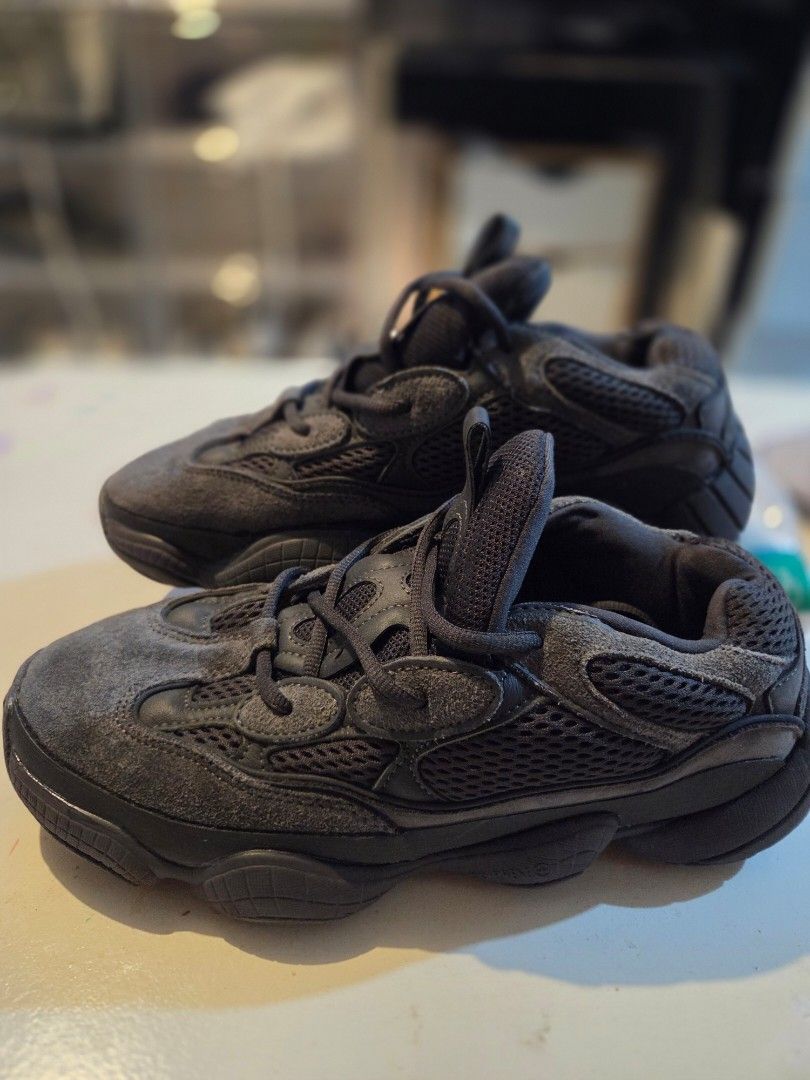 Adidas Yeezy 500 Utility Black (Category: Sneakers) located in Manila. Submitted by isen45 (Listing ID 1469118521, Image 3). Description: - Model: Adidas Yeezy 500 - Colorway: Utility Black - Material: Premium mix of mesh, leather, and suede overlays - Cushioning: Adiprene midsole for all-day comfort - Sole: Grippy rubber outsole with podular design - Style: Chunky silhouette, perfect for streetwear rotations - Condition: Guaranteed authentic, ca