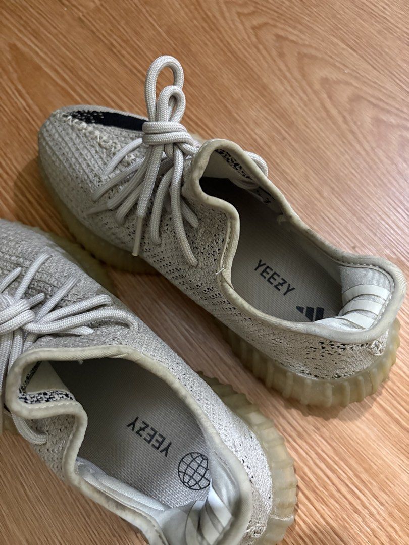 Adidas Yeezy Boost 350 V2 Slate Core Black (Category: Sneakers) located in Manila. Submitted by prelovedby_yna (Listing ID 1469094603, Image 2). Description: - Adidas Yeezy Boost 350 V2 - Slate with distinctive black side stripe - Classic rope laces, ribbed gum midsole, visible Boost cushioning, branded insoles - Normal signs of wear on outsoles and collar lining - 100% authentic, no box - Check photo listing for size - Nego.