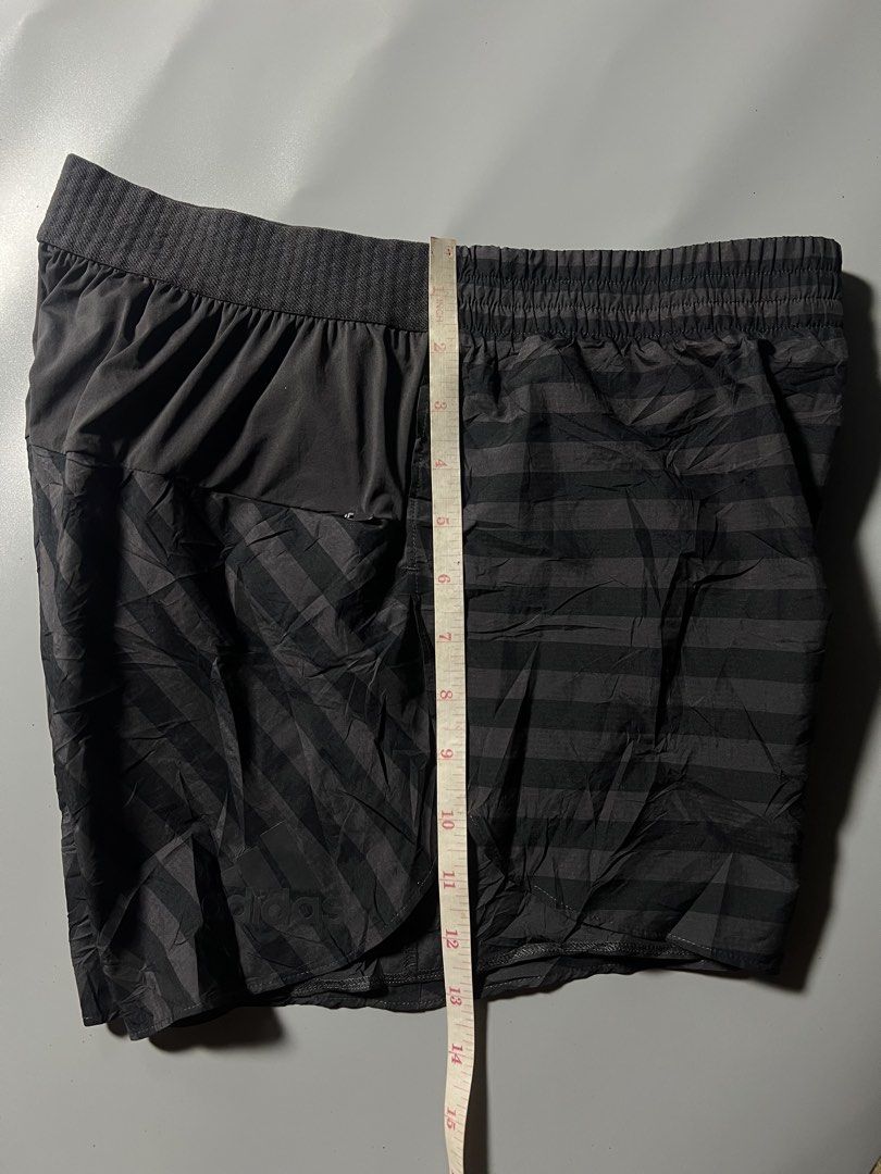 Adizero Running Short (Category: Activewear) located in Ragay. Submitted by sergesalgado (Listing ID 1469091933, Image 2). Description: Adidas adizero Running Short Waistline:28 to 30 Length:13 With Inner Brief Cut washtag But have QR code No issue .
