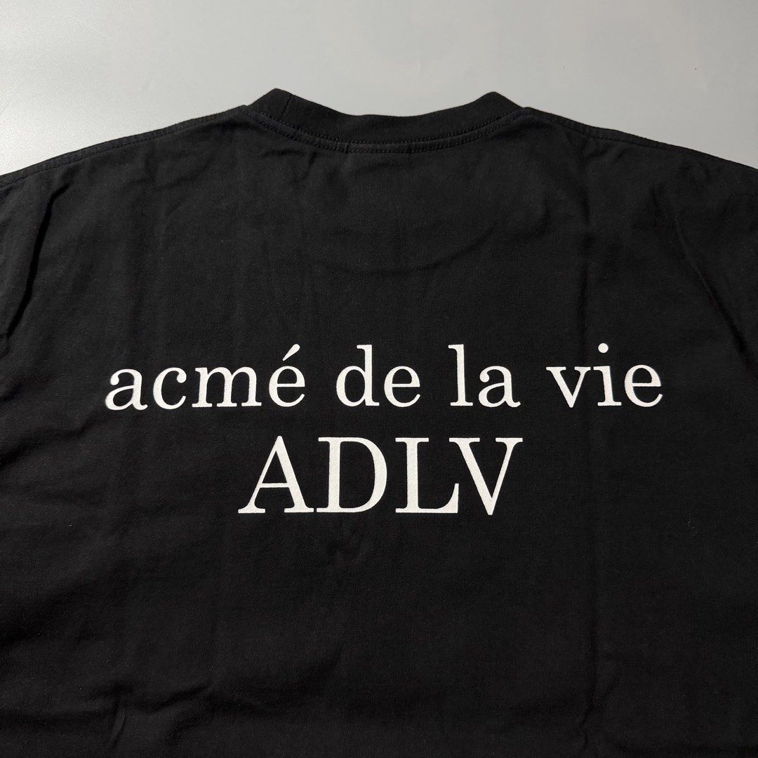 ADLV SCRIPT MULLET TEE (Category: Shirts) located in Dagupan City. Submitted by dgp.plvg (Listing ID 1468952535, Image 2). Description: ADLV SCRIPT MULLET TEE Size: 1 Width: 22.5” Length: 29.5” Condition: good as new Issues: none. Mine: ₱2,200.