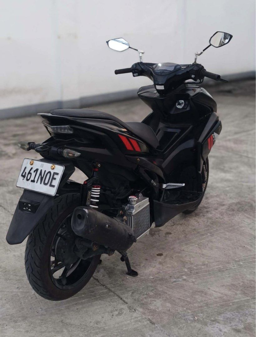 Aerox V1 (Category: Motorbikes for Sale) located in Quezon City. Submitted by cedzki01 (Listing ID 1469084697, Image 3). Description: ✨ Specs & Condition: • ✅ Model: Yamaha Aerox 155 V1 • ✅ Color: Matte Black with Red Accents • ✅ Registered until 2027 & Orig Or Cr • ✅ Regular Change Oil & Maintained ⛽ • Issue: Scratches! 💰 Price: RFS: Upgrading 📍 Location: Quezon city commonwealth .