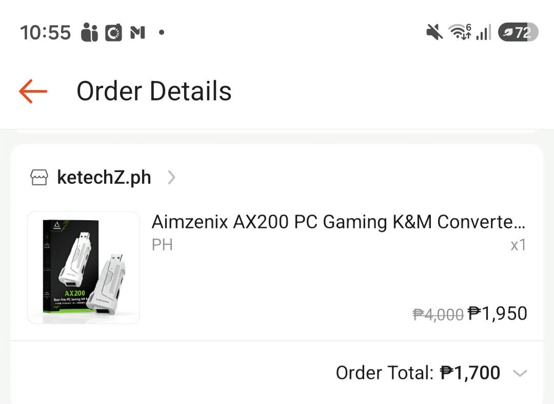 Aimzenix AX200 K&M Converter/Adapter (Category: Other Accessories) located in Manila. Submitted by joycee03 (Listing ID 1468949747, Image 2). Description: rfs: not needed anymore tested: working with Fornite in switch 2 • Controller Emulation & Aim Assist: The device translates your physical mouse movements into joystick inputs. PC and Switch games recognize you as a controller user, giving you access to the game's built-in target tracking and ai