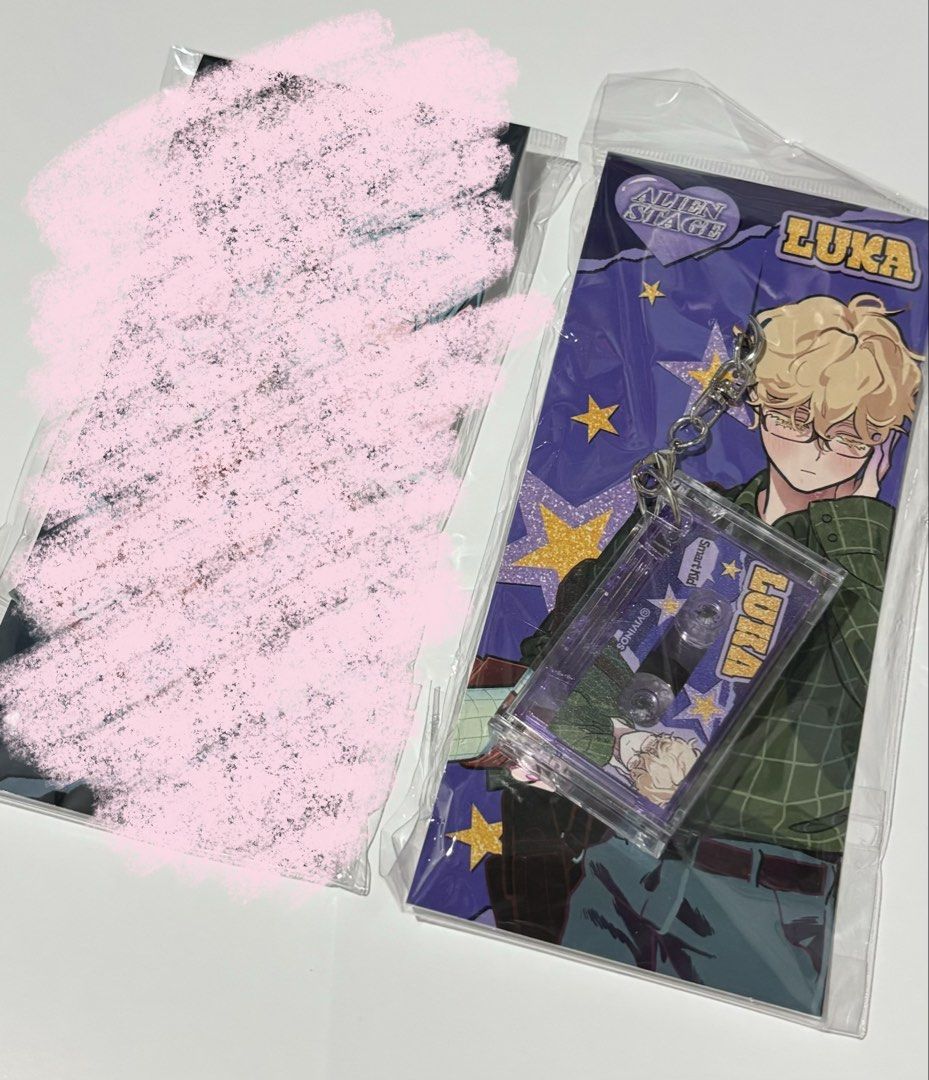 alien stage alnst luka cassette keychain (Category: J-Wave Merchandise) located in Pasay City. Submitted by danicaliforniaaa (Listing ID 1468907831, Image 1). Description: 716 each rfs: bought only to avail freebies 🥲.