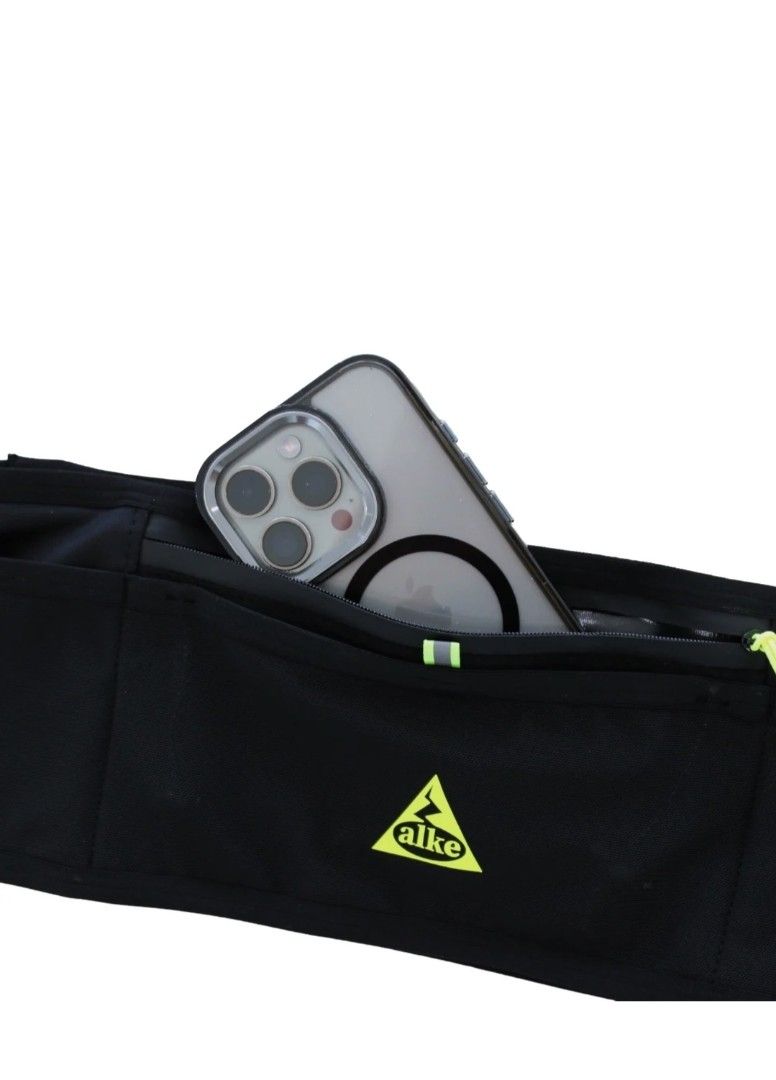ALKE StrideFree Running Belt (Category: Other Sports Equipment and Supplies) located in Quezon City. Submitted by pasalwana (Listing ID 1468993529, Image 3). Description: ALKE StrideFree Running Belt BRAND NEW, never used rfs: maluwag sakin sakin Key features: 4 front pockets (including a zipper pocket), 1 back pocket, 1 pole holder ✔ Bounce-free ergonomic fit Thin, lightweight, breathable Adjustable drawstrings for the perfect fit Reflective ele